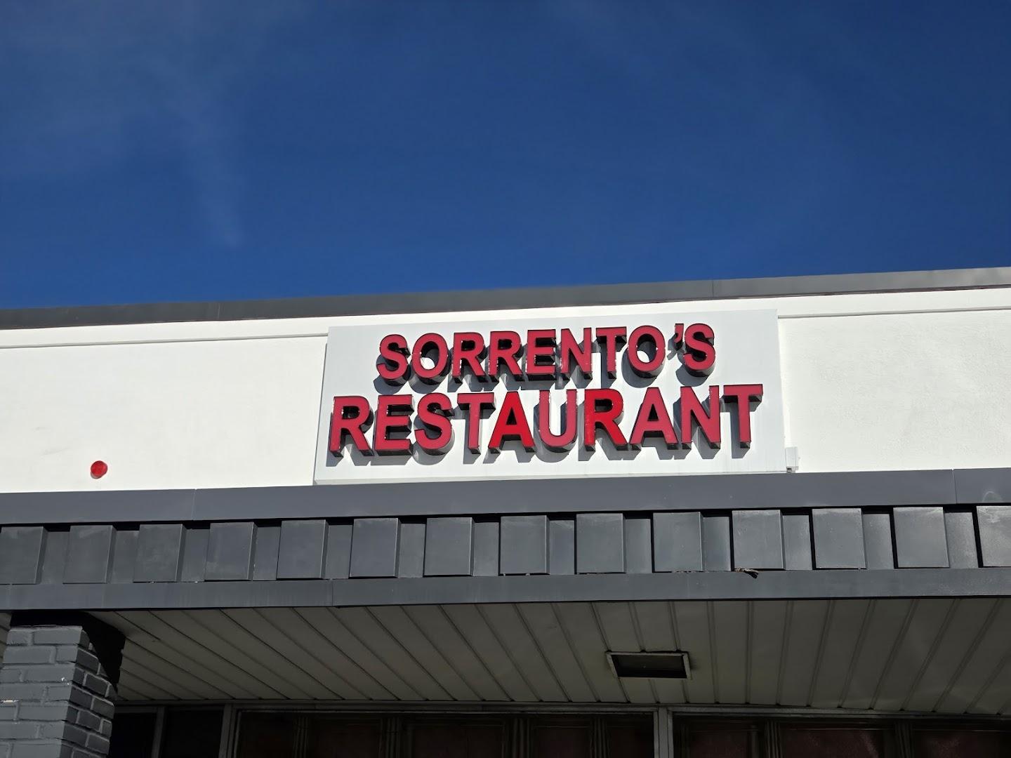 Sorrento Pizza & Restaurant Menu